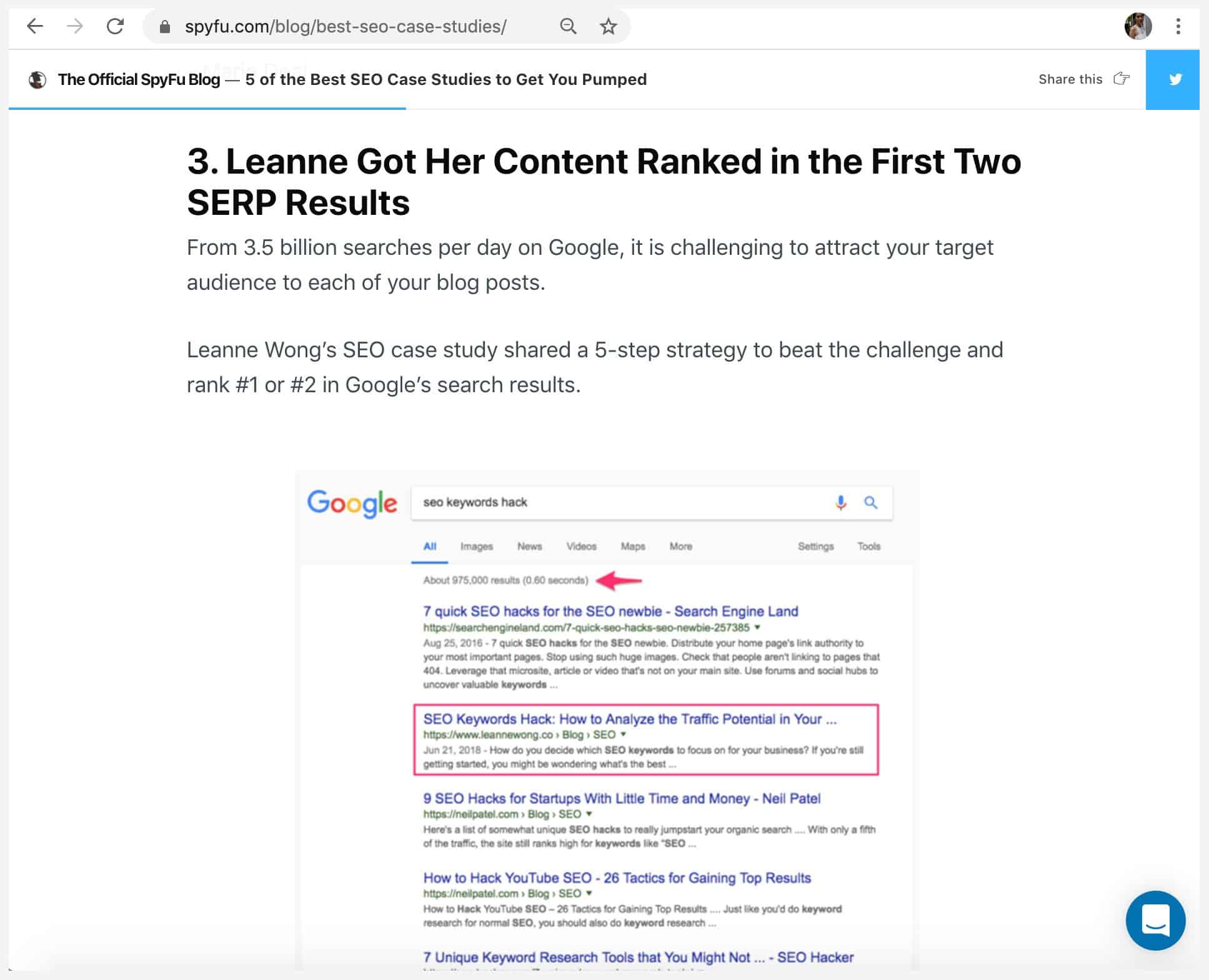 case study seo backlink