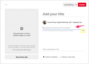 Pinterest SEO: How to Write Keyword Rich Pin Descriptions - Leanne Wong