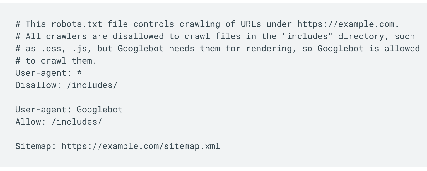 crawler block robots txt example