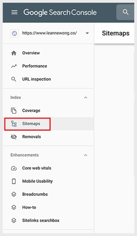google-search-console-xml-sitemap