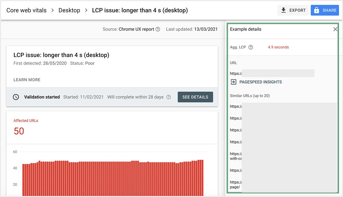 largest-content-ful-paint-urls-search-console