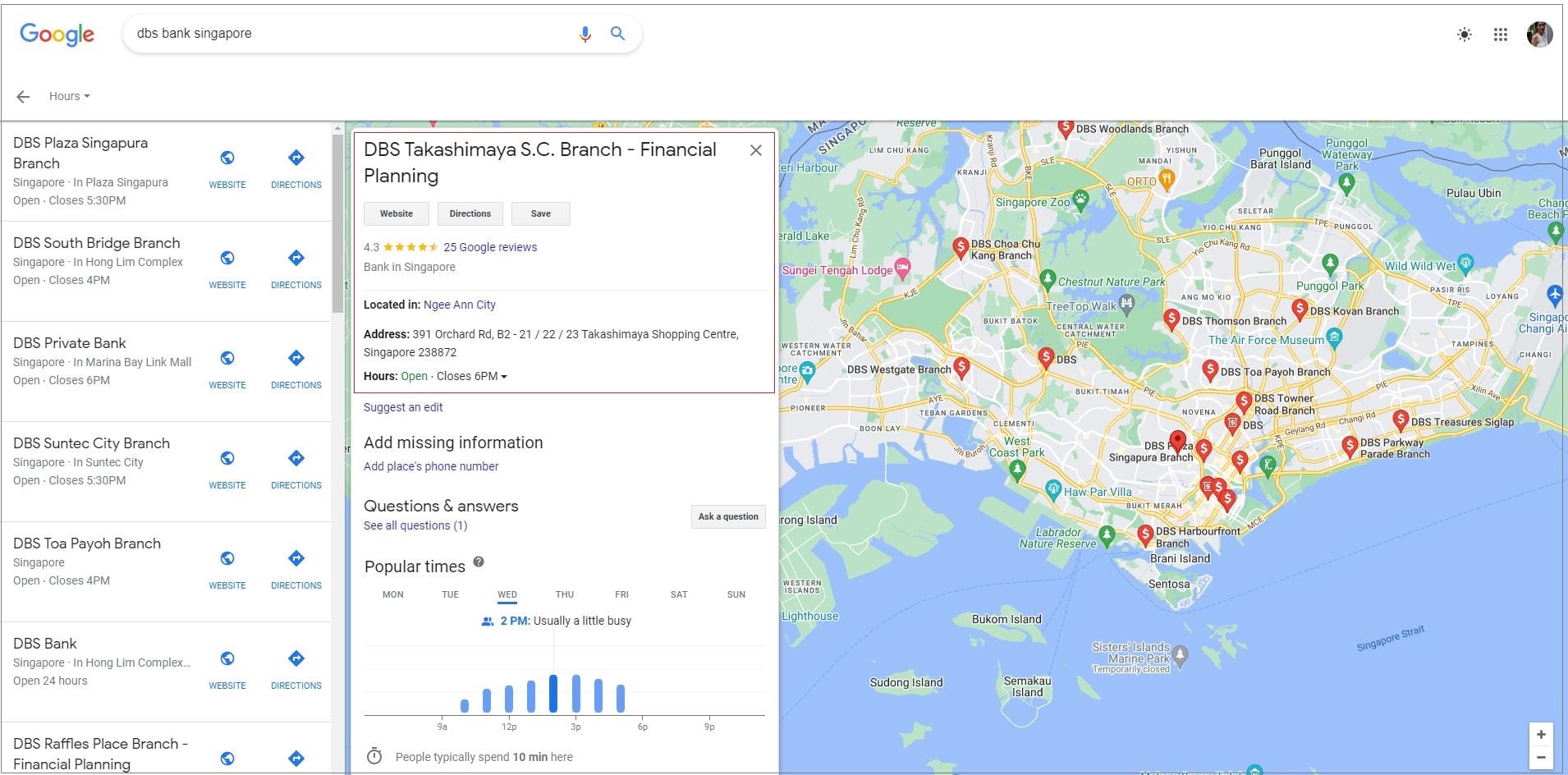 bank-gmb profile local seo