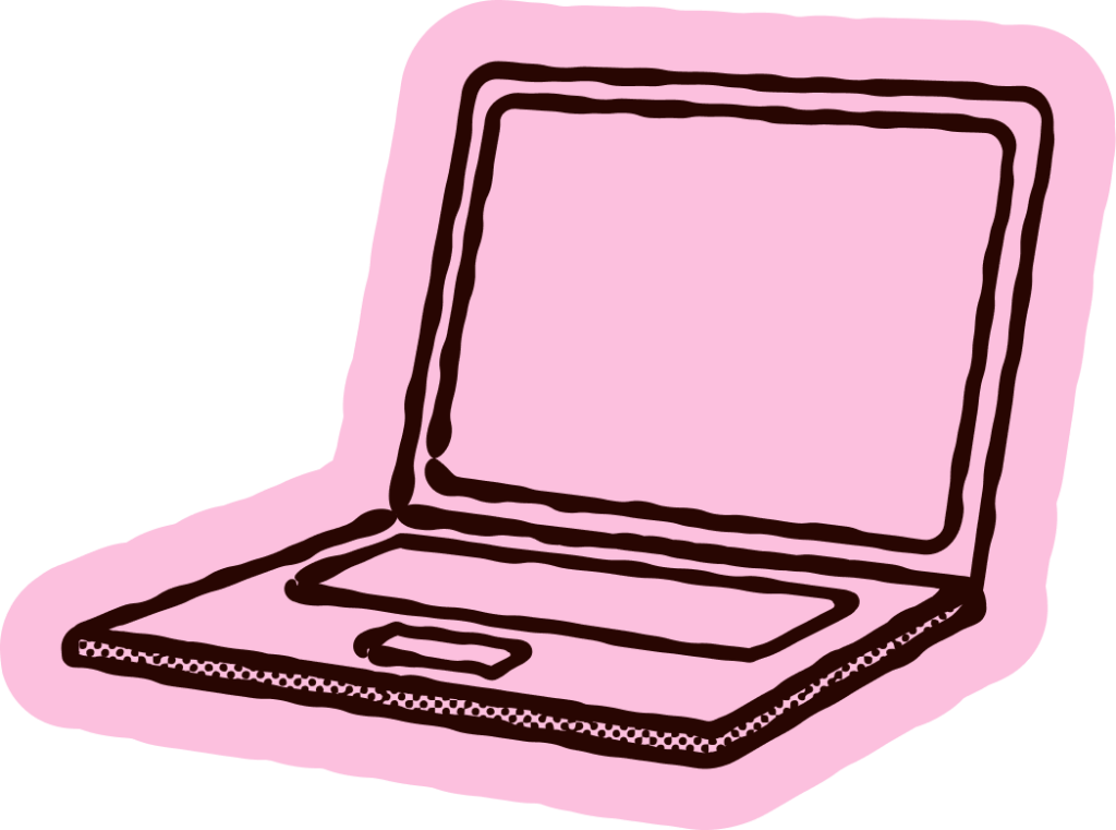 Illustration of a laptop