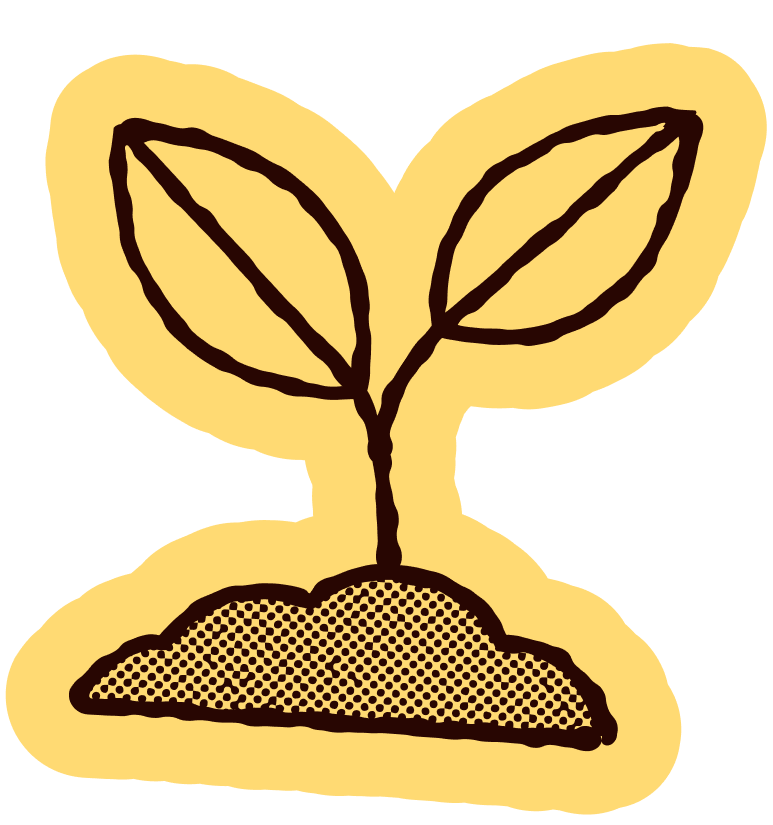 Illustration of budding plant