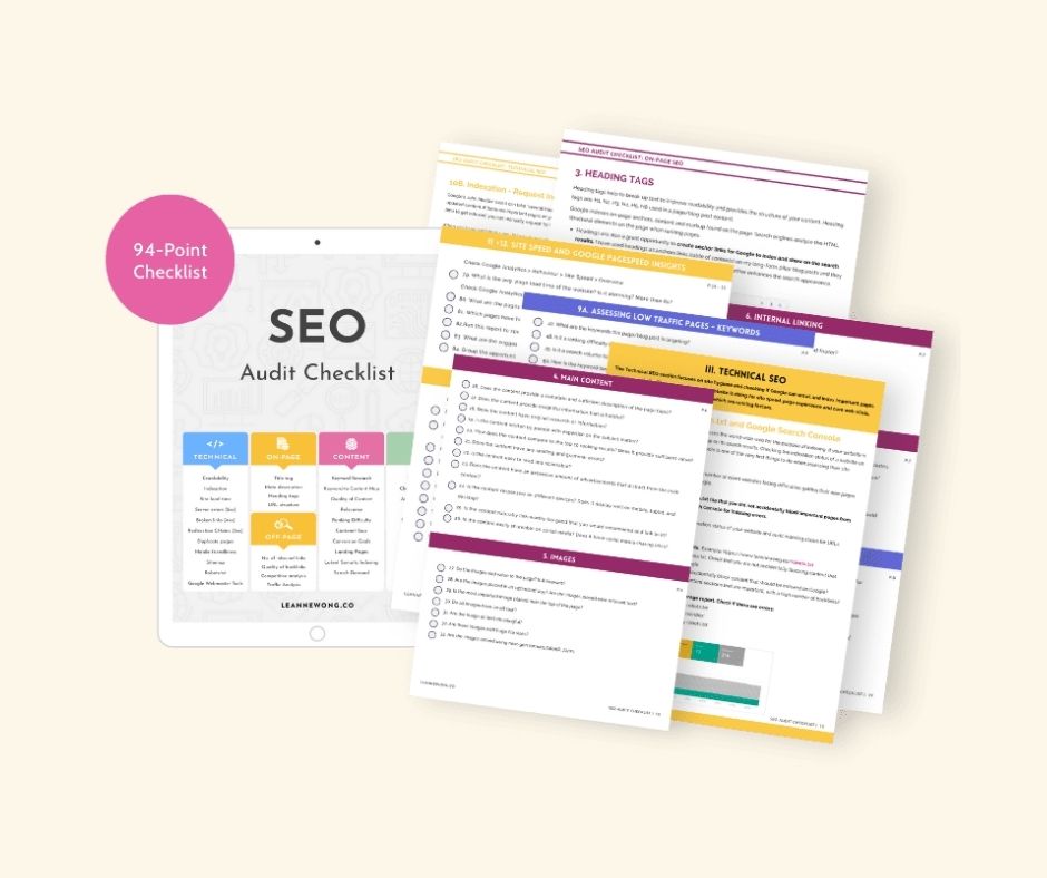seo audit checklist lwco beige
