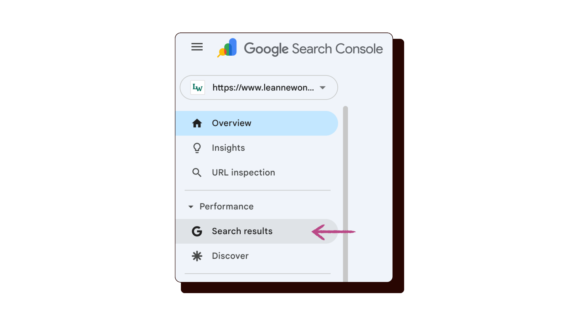 gsc setup search report